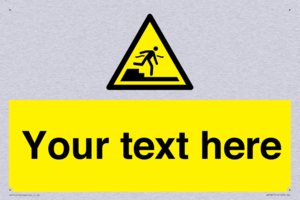 Custom warning Submerged step or steps